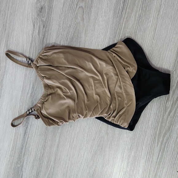 NWOT Venus Slimming Draped One-Piece Swimsuit Size 6 - Picture 4 of 7